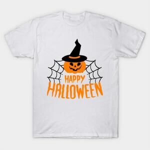 Happy Halloween Pumpkin Witch Tshirt